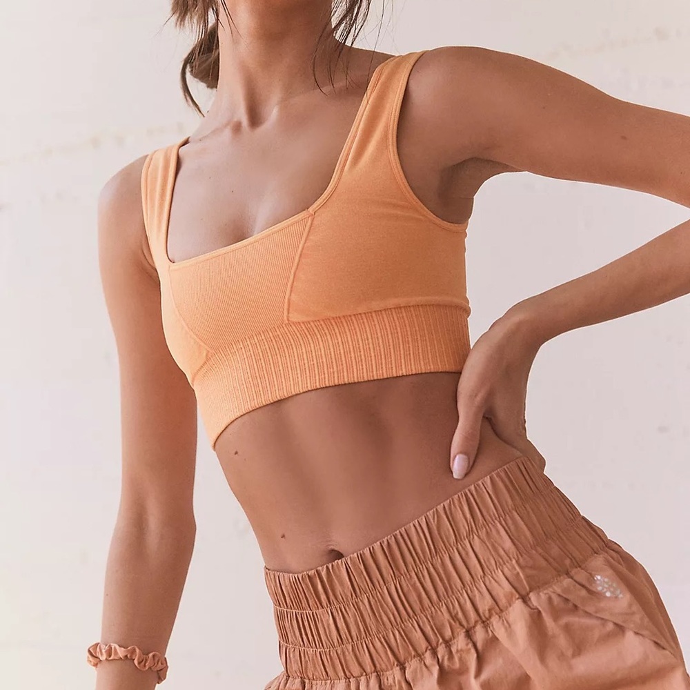 Free People Square Neck Good Karma Bra
